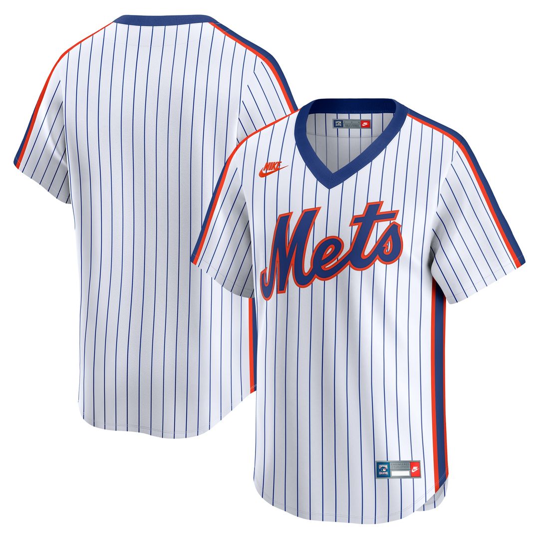 New York Mets Nike Cooperstown Limited Jersey - White MLB Team Jersey Baseball Fan Apparel