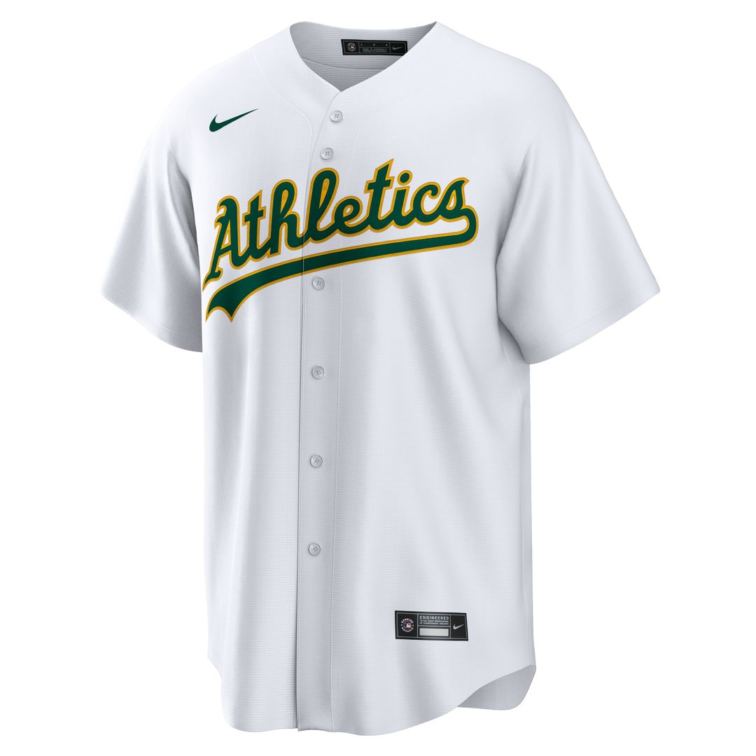 Athletics Seth Brown Nike Home Replica Jersey - White MLB Team Jersey Baseball Fan Apparel