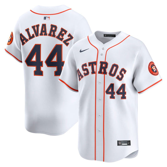 Houston Astros Yordan Alvarez Nike Home Limited Player Jersey - White MLB Team Jersey Baseball Fan Apparel