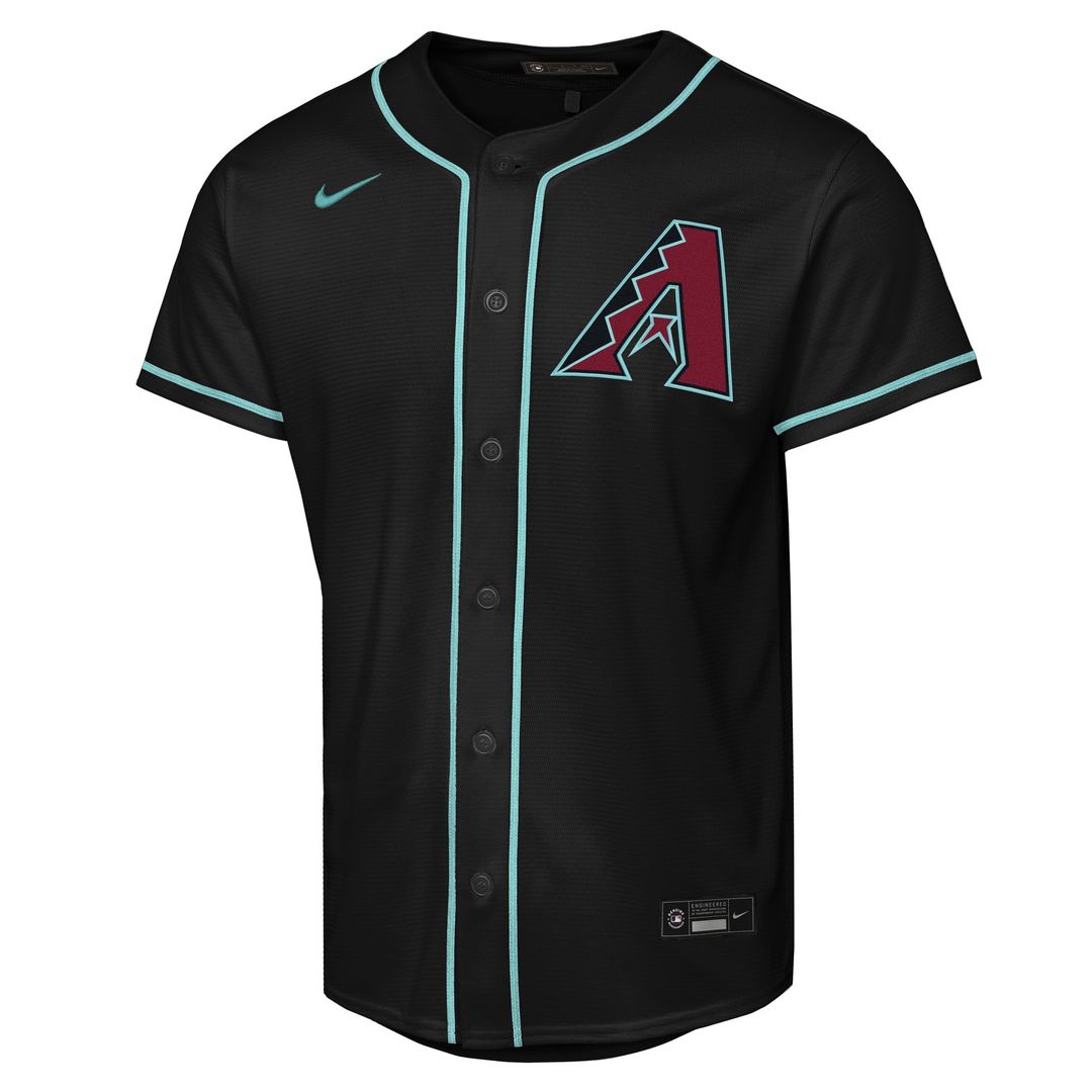Arizona Diamondbacks Corbin Carroll Nike Youth Alternate Replica Jersey - Black MLB Team Jersey Baseball Fan Apparel