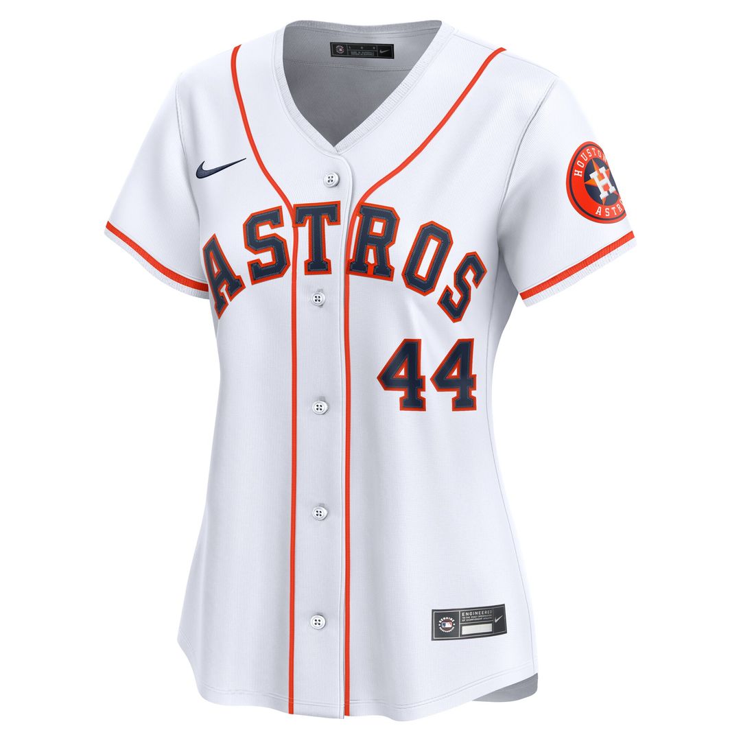 Houston Astros Yordan Alvarez Nike Women's Home Limited Player Jersey - White MLB Team Jersey Baseball Fan Apparel