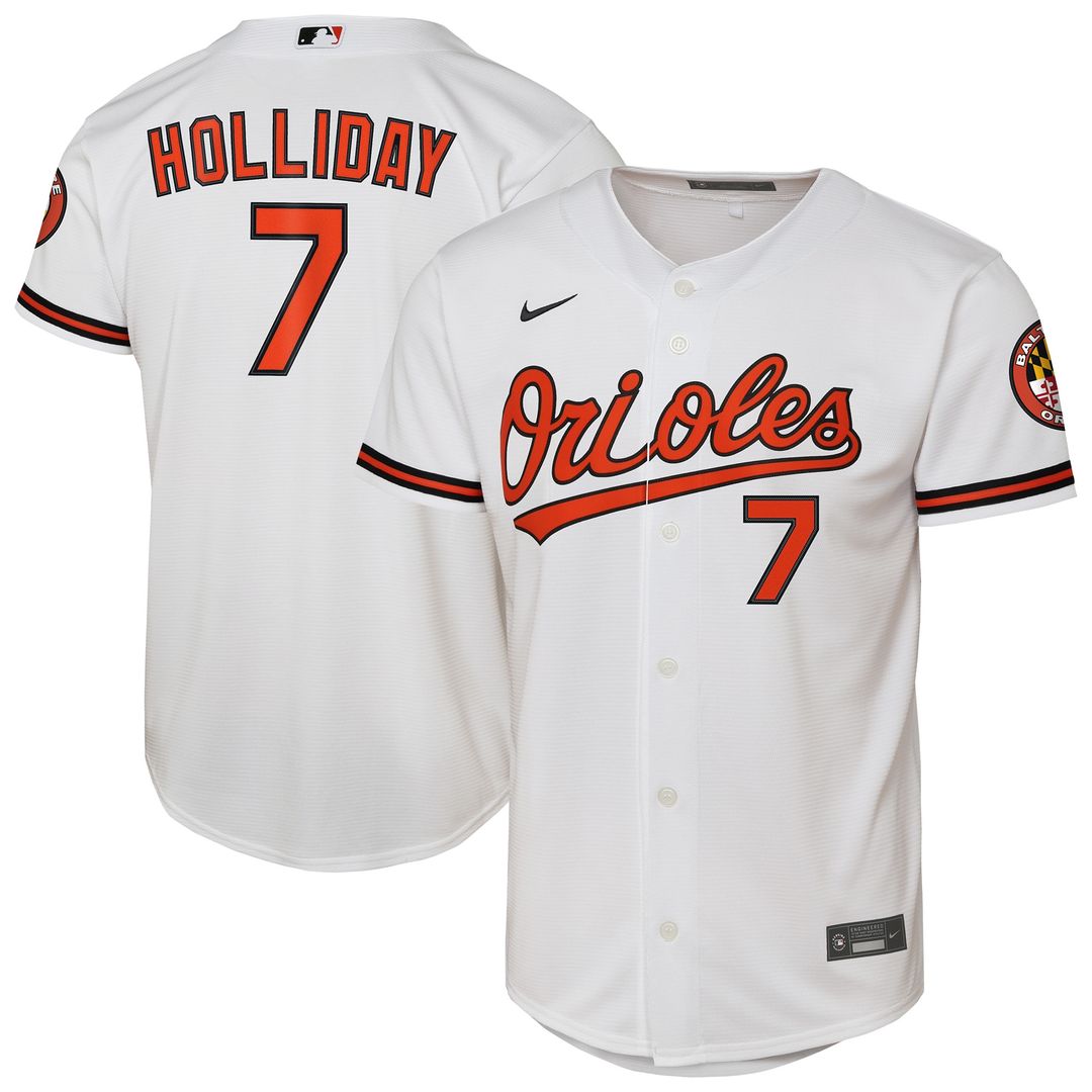 Baltimore Orioles Jackson Holliday Nike Youth Alternate 2 Stadium Player Jersey - Orange MLB Team Jersey Baseball Fan Apparel