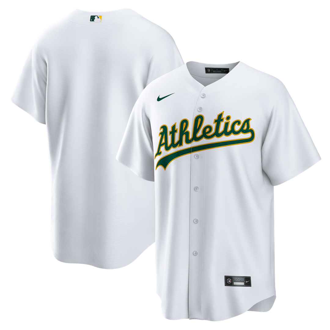 Athletics Nike Home Big & Tall Replica Jersey - White MLB Team Jersey Baseball Fan Apparel