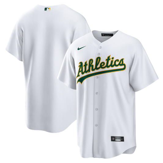 Athletics Nike Home Big & Tall Replica Jersey - White MLB Team Jersey Baseball Fan Apparel