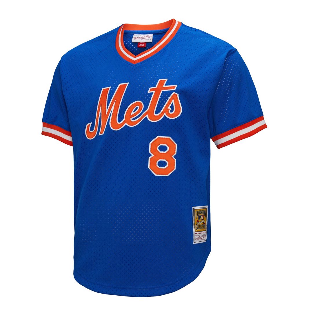 New York Mets Gary Carter Mitchell & Ness Big & Tall Cooperstown Mesh Batting Practice Jersey - Royal MLB Team Jersey Baseball Fan Apparel