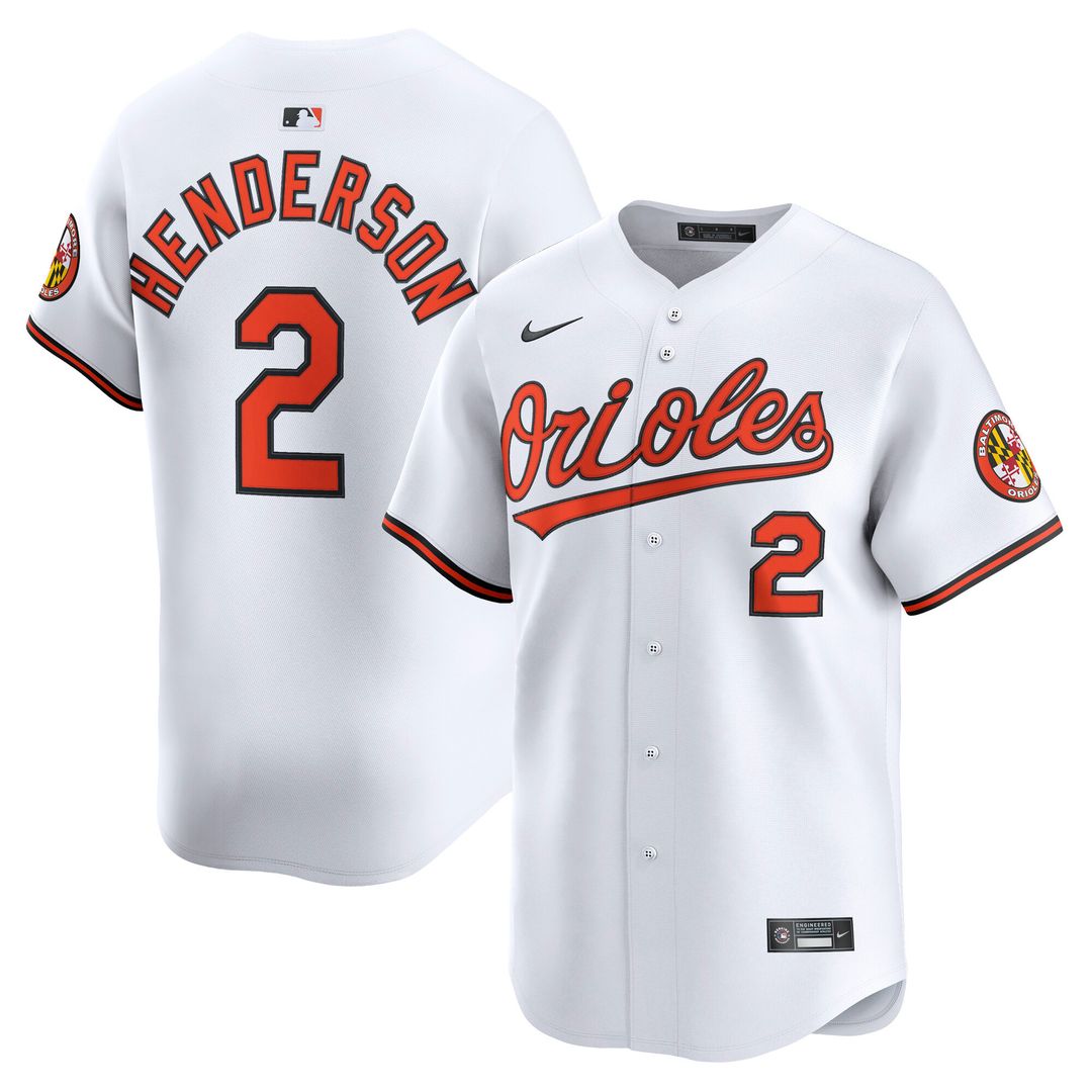 Baltimore Orioles Gunnar Henderson Nike Alternate Limited Player Jersey - Black MLB Team Jersey Baseball Fan Apparel