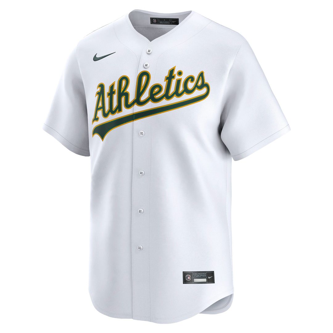 Athletics Nike Home Replica Team Jersey - White MLB Team Jersey Baseball Fan Apparel