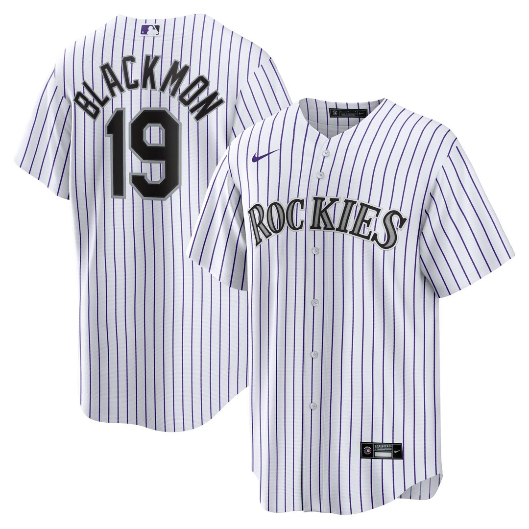 Colorado Rockies Charlie Blackmon Nike Home Replica Player Name Jersey - White MLB Team Jersey Baseball Fan Apparel