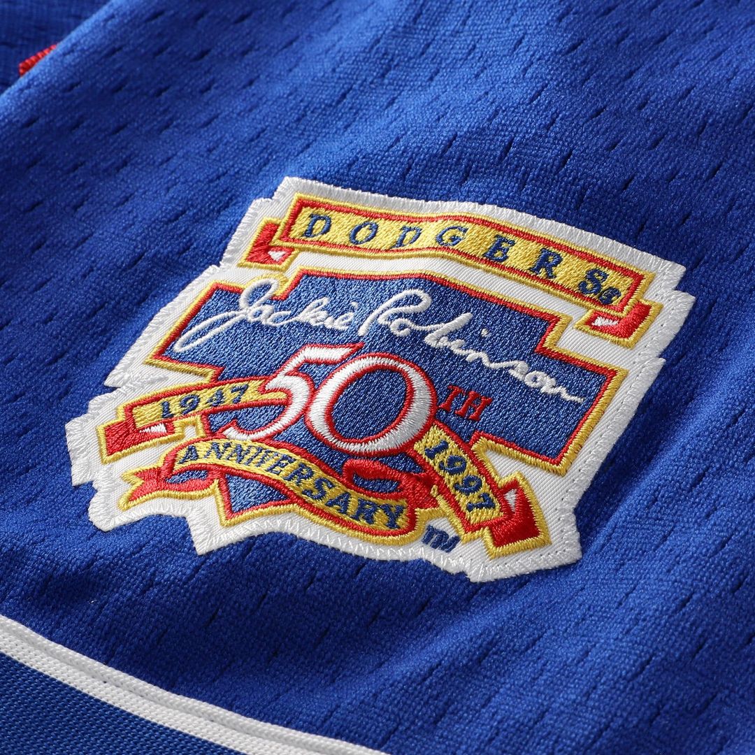 Los Angeles Dodgers Mike Piazza Mitchell & Ness Cooperstown Mesh Batting Practice Button - Up Jersey - Royal MLB Team Jersey Baseball Fan Apparel