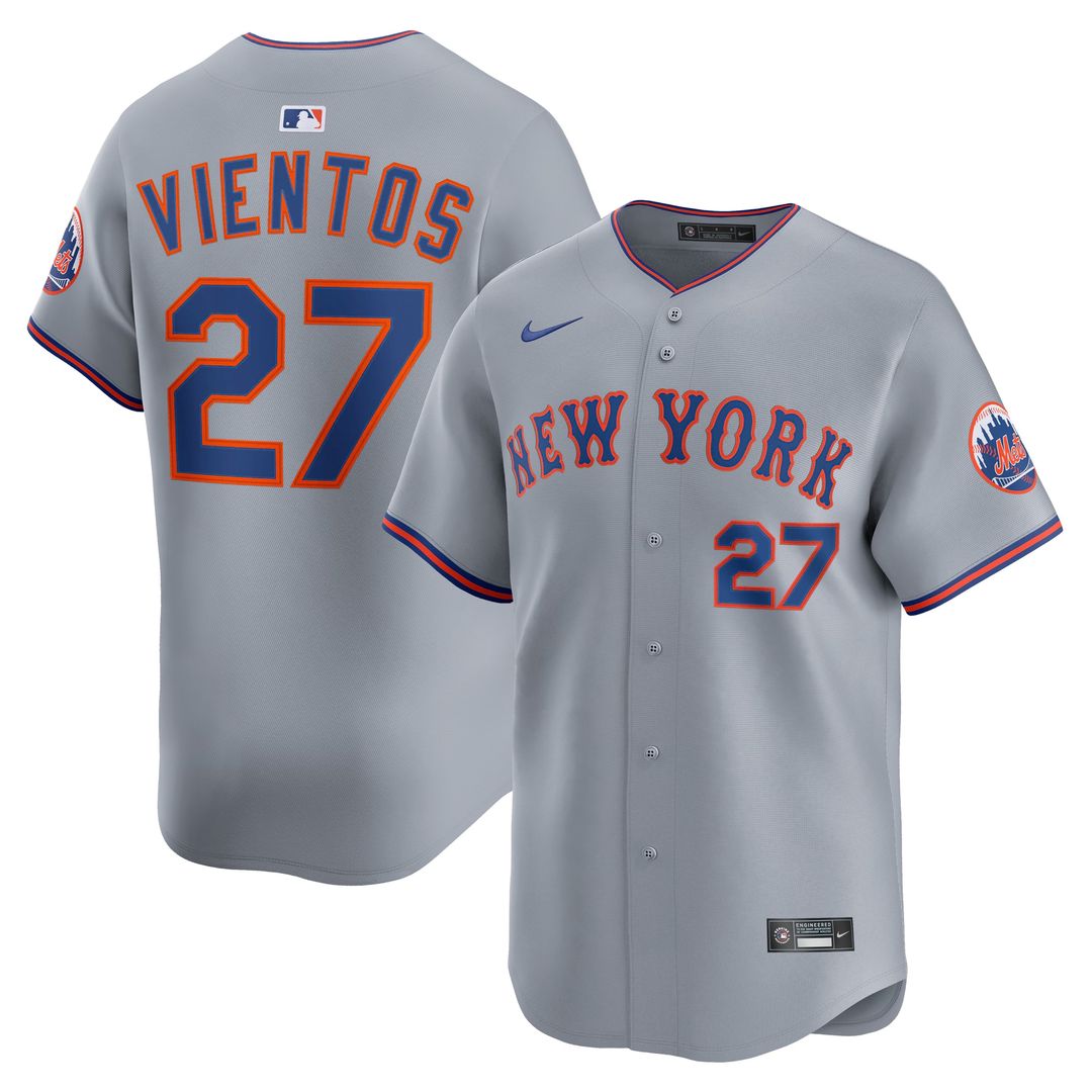 New York Mets Mark Vientos Nike All - Star Limited Jersey - Gray MLB Team Jersey Baseball Fan Apparel