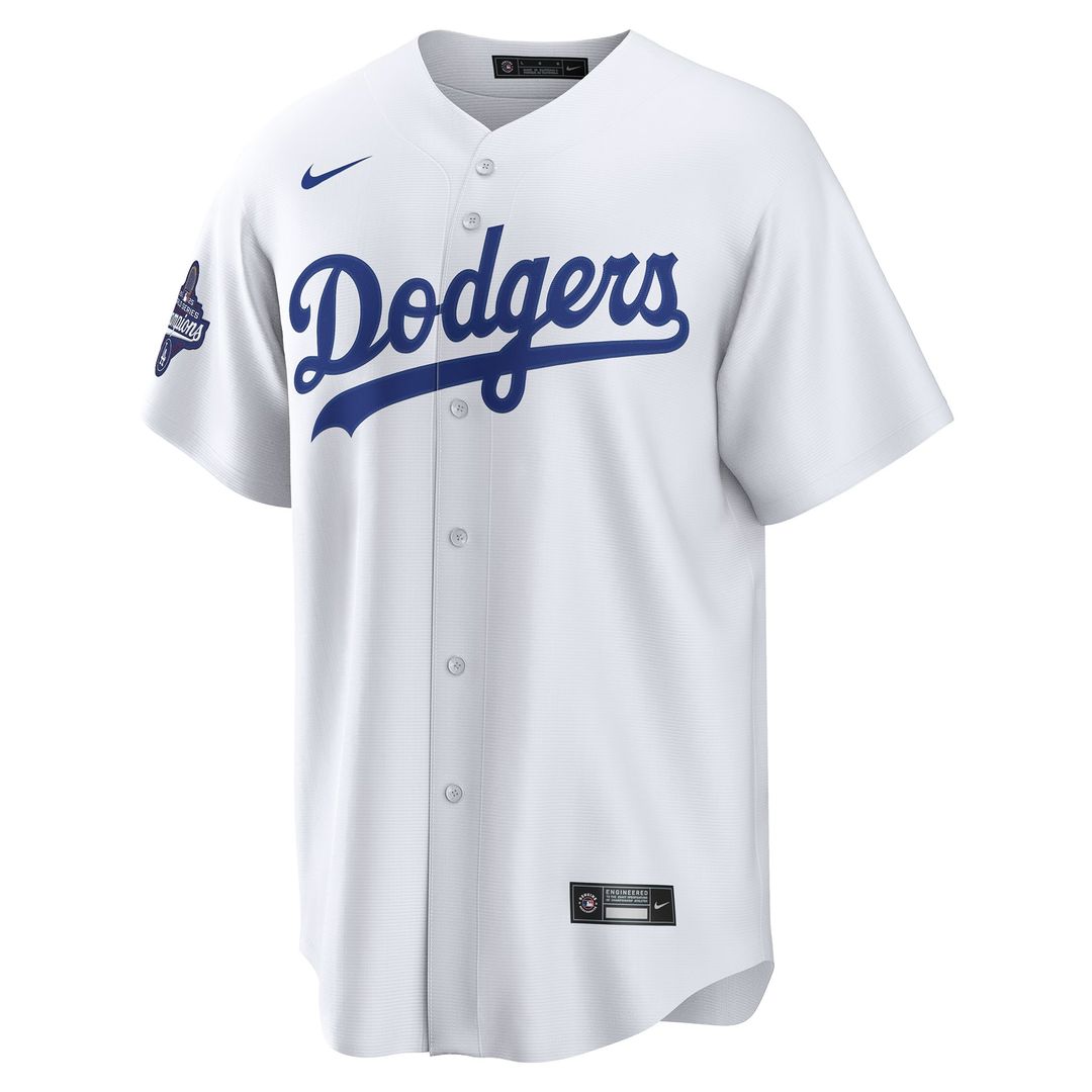Los Angeles Dodgers Yoshinobu Yamamoto Nike 2025 World Series Champions Home Replica Jersey - White MLB Team Jersey Baseball Fan Apparel