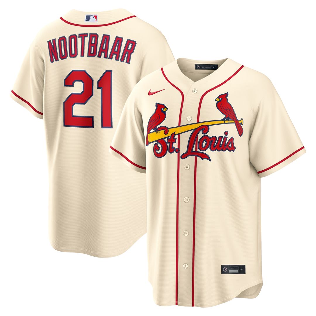 St. Louis Cardinals Lars Nootbaar Nike Alternate Replica Jersey - Light Blue MLB Team Jersey Baseball Fan Apparel