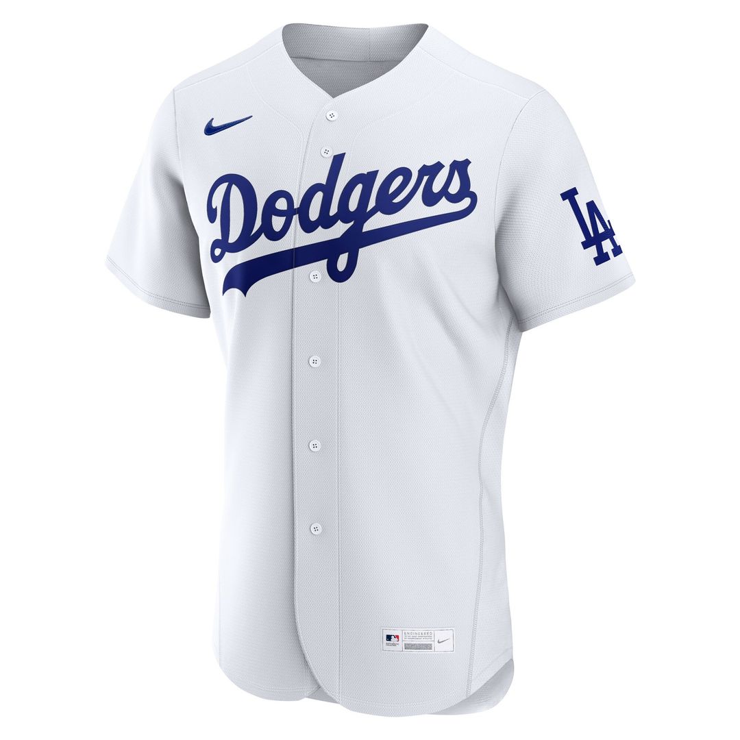 Los Angeles Dodgers Nike Home Authentic Jersey - White MLB Team Jersey Baseball Fan Apparel