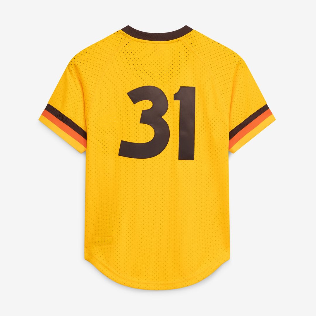 San Diego Padres Dave Winfield Mitchell & Ness Authentic Batting Practice Jersey - Gold MLB Team Jersey Baseball Fan Apparel