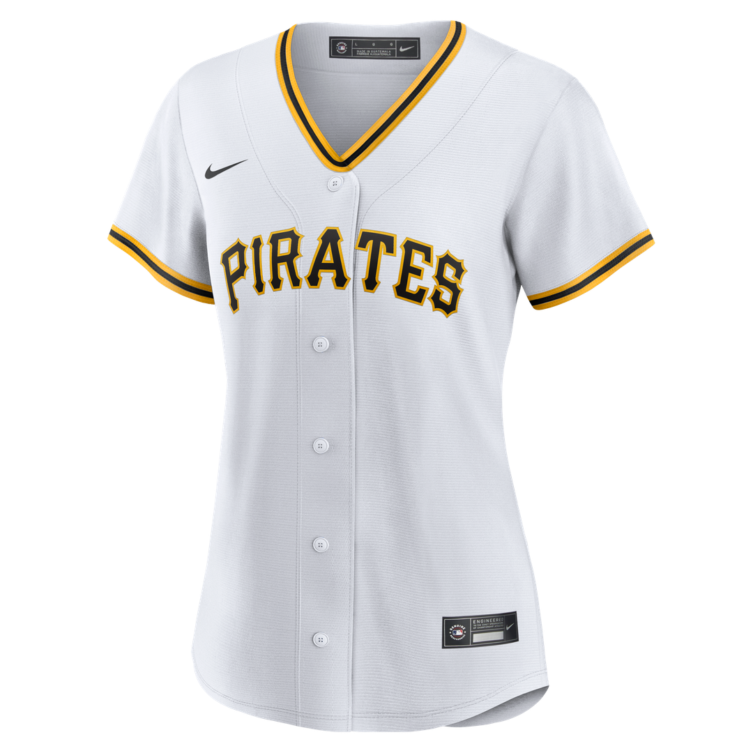 Pittsburgh Pirates Konnor Griffin Nike Women's Home Replica Jersey - White MLB Team Jersey Baseball Fan Apparel