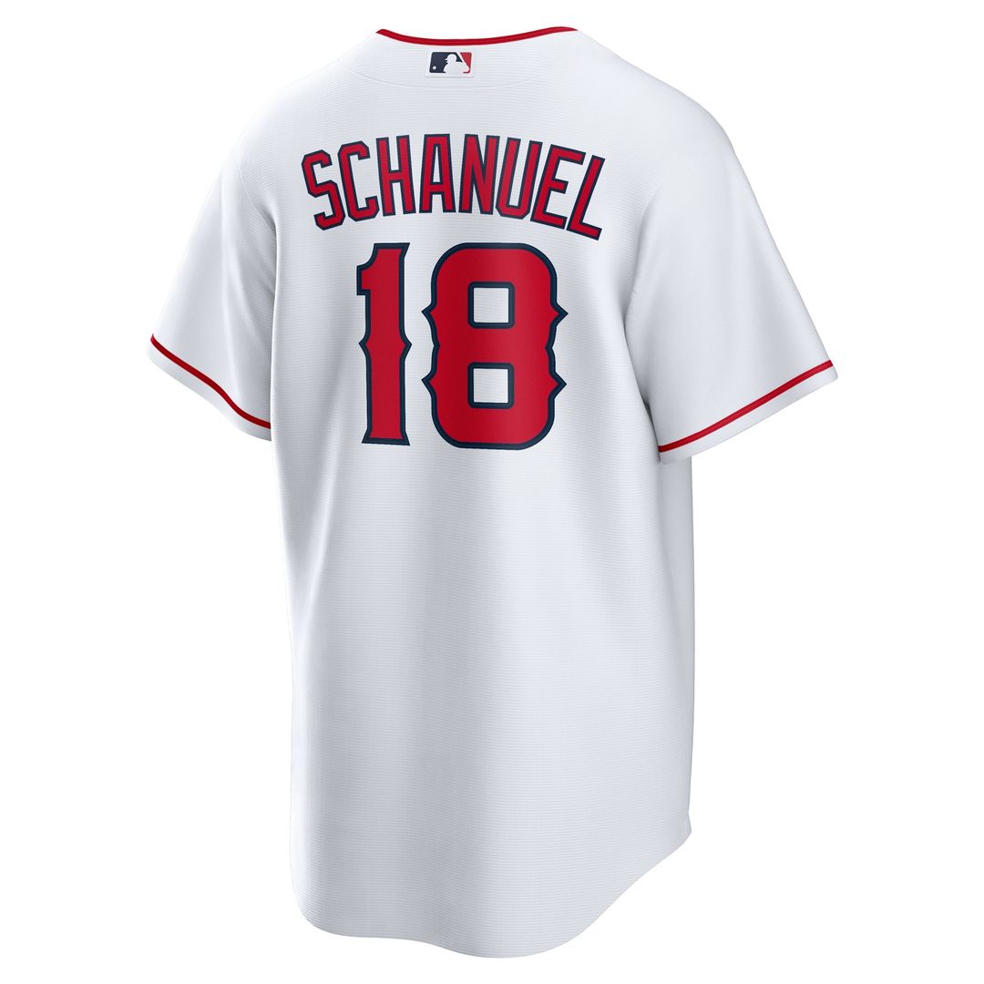 Los Angeles Angels Nolan Schanuel Nike Home Replica Jersey - White MLB Team Jersey Baseball Fan Apparel