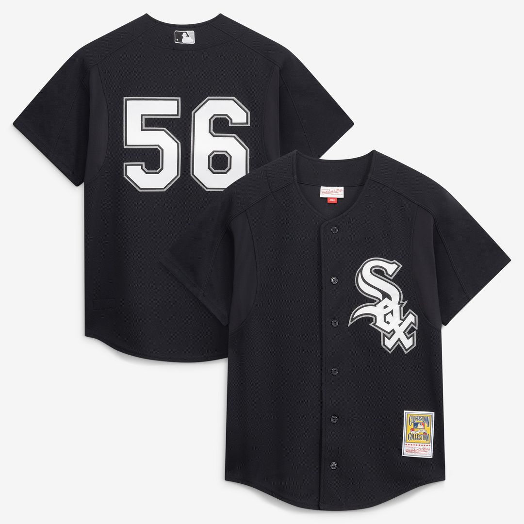 Chicago White Sox Mark Buehrle Mitchell & Ness Authentic Batting Practice Jersey - Black MLB Team Jersey Baseball Fan Apparel