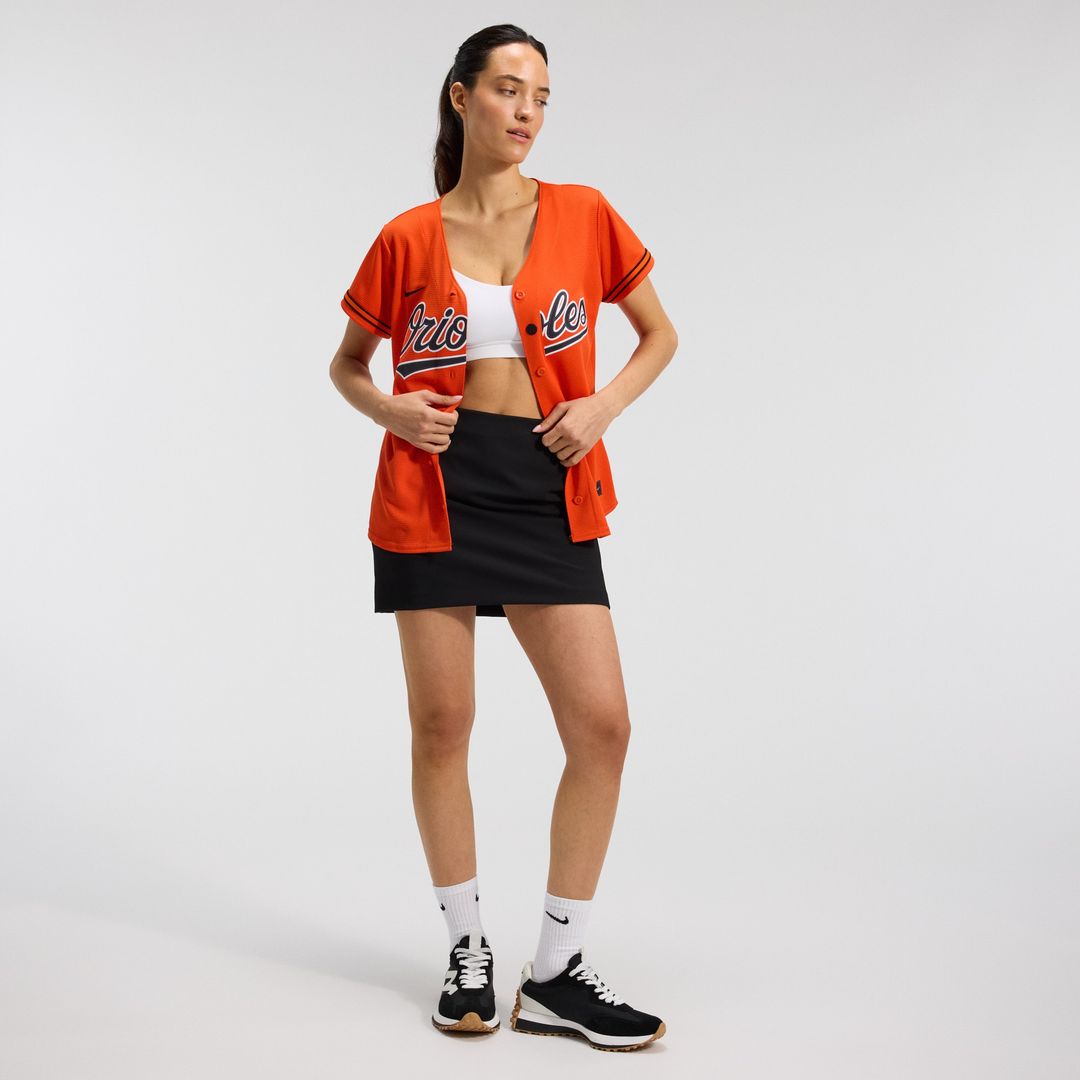 Baltimore Orioles Adley Rutschman Nike Women's Alternate Replica Player Jersey - Orange MLB Team Jersey Baseball Fan Apparel