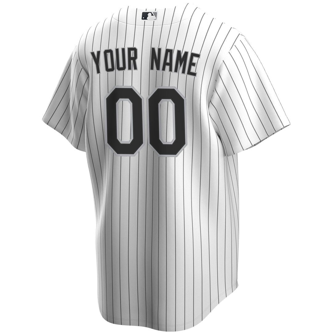 Chicago White Sox Nike Home Replica Custom Jersey - White MLB Team Jersey Baseball Fan Apparel