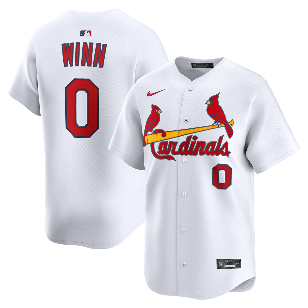 St. Louis Cardinals Masyn Winn Nike Home Limited Jersey - White MLB Team Jersey Baseball Fan Apparel