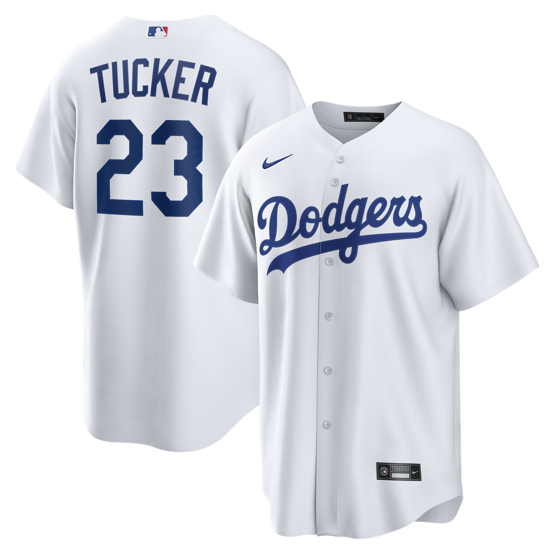 Los Angeles Dodgers Kyle Tucker Nike Home Replica Jersey - White MLB Team Jersey Baseball Fan Apparel