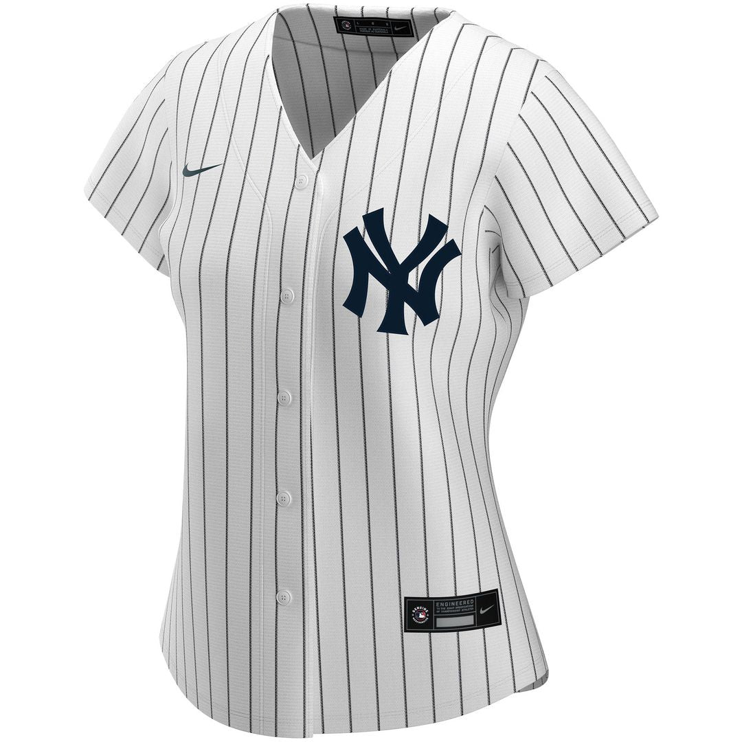 New York Yankees Nike Women's Home Replica Custom Jersey - White MLB Team Jersey Baseball Fan Apparel