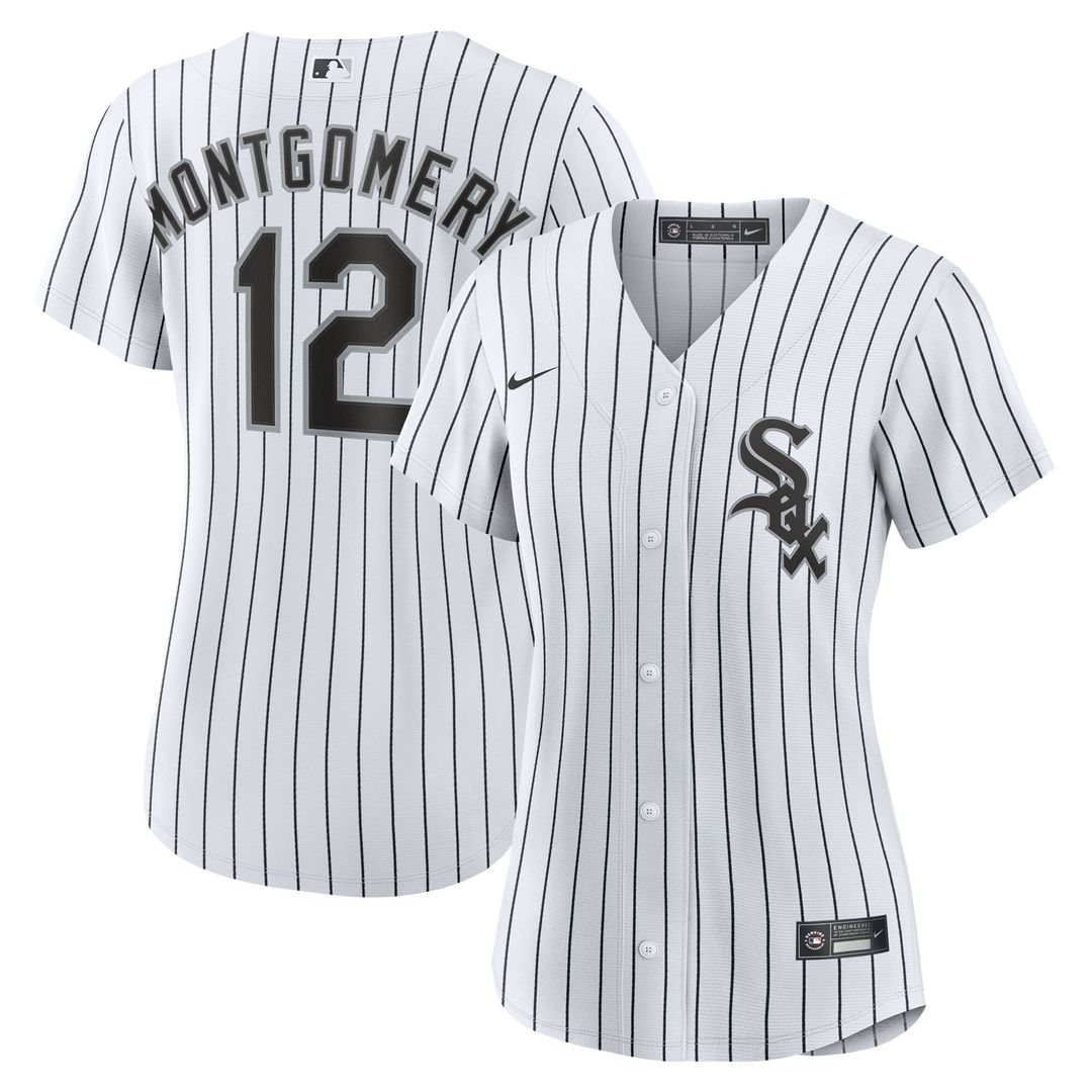 Chicago White Sox Colson Montgomery Nike Women's Home Replica Jersey - White MLB Team Jersey Baseball Fan Apparel