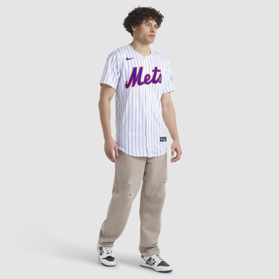 New York Mets Nike Home Replica Team Jersey - White MLB Team Jersey Baseball Fan Apparel