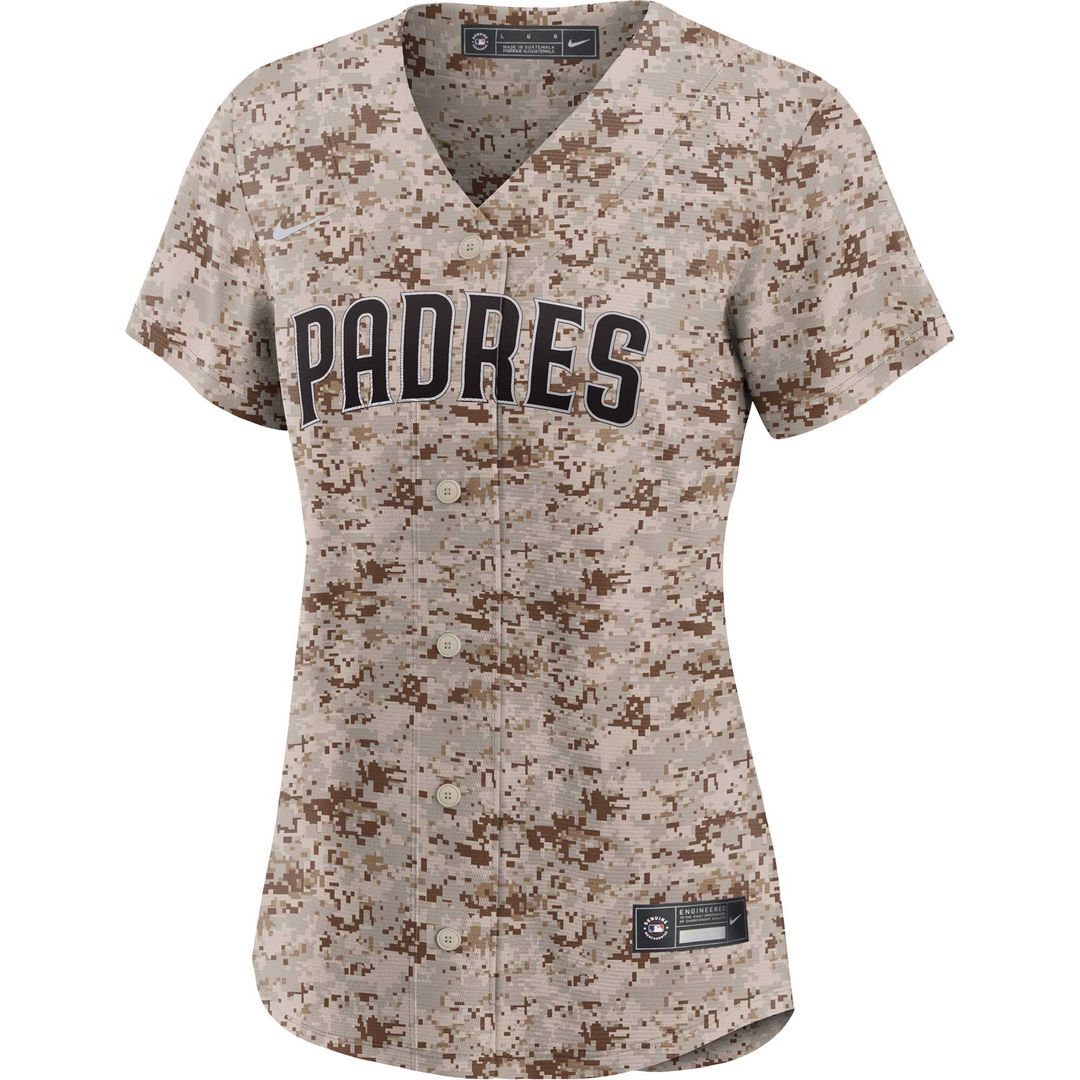 San Diego Padres Fernando Tatis Jr. Nike Women's USMC Alternate Replica Player Jersey - Camo MLB Team Jersey Baseball Fan Apparel