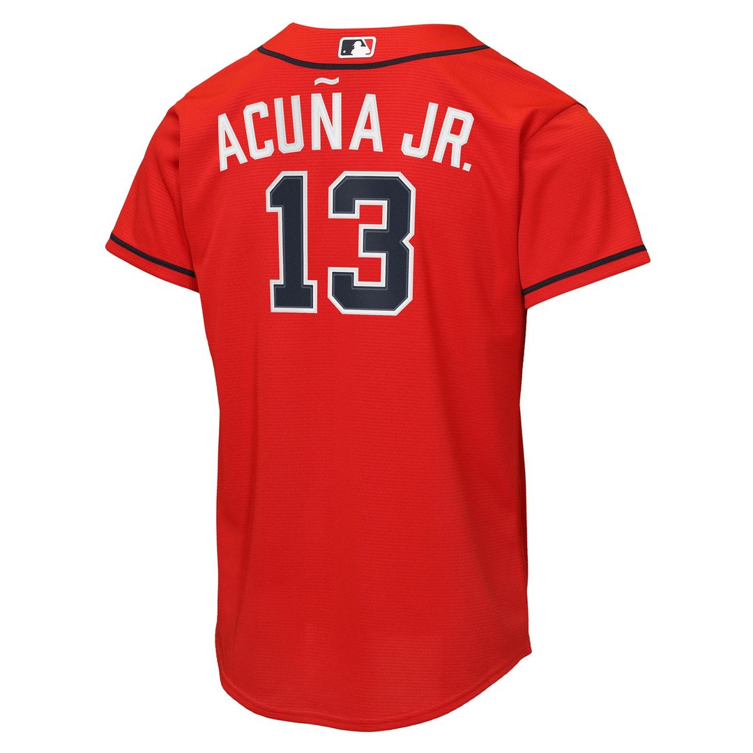 Atlanta Braves Ronald Acuña Jr. Nike Youth Road Replica Jersey - Gray MLB Team Jersey Baseball Fan Apparel