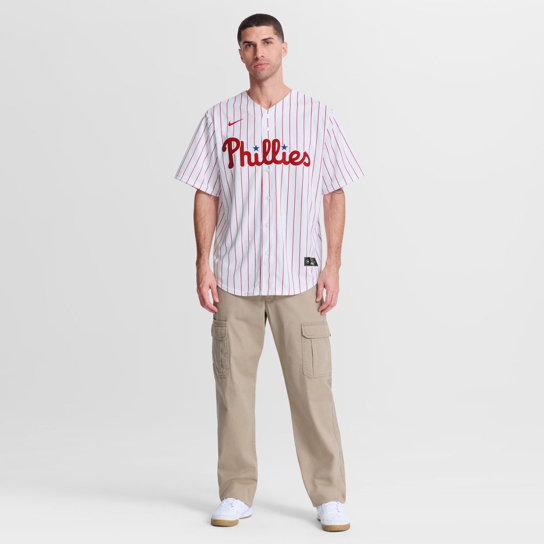 Philadelphia Phillies Nike Alternate Replica Jersey - Cream MLB Team Jersey Baseball Fan Apparel