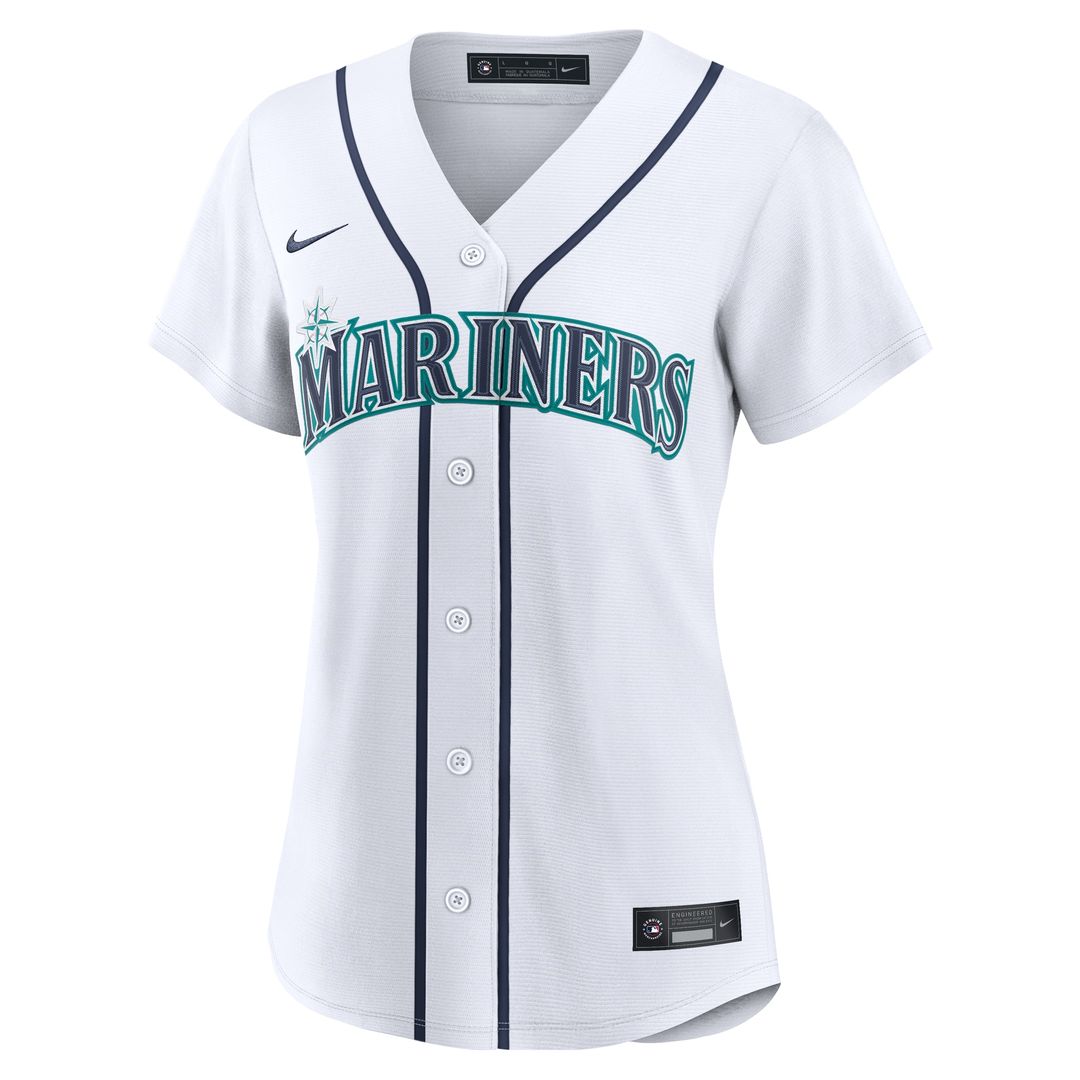 Seattle Mariners Ken Griffey Jr. Nike Women's Home Replica Jersey - White MLB Team Jersey Baseball Fan Apparel