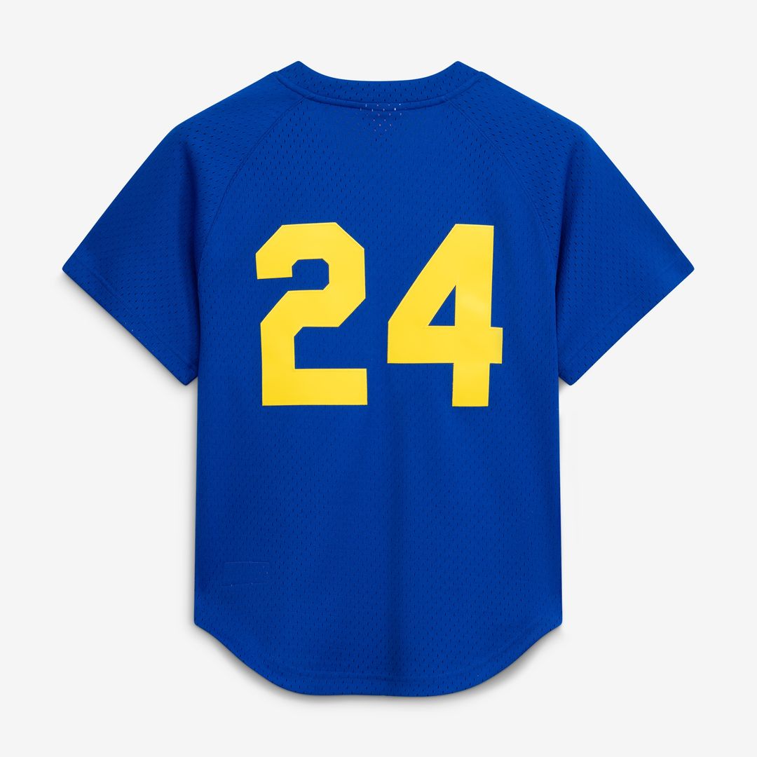 Seattle Mariners Ken Griffey Jr. Mitchell & Ness Authentic Batting Practice Jersey - Royal MLB Team Jersey Baseball Fan Apparel