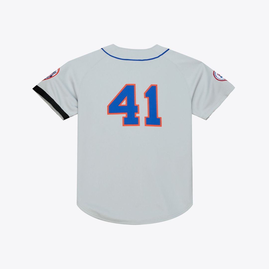 New York Mets Tom Seaver Mitchell & Ness 1976 Authentic Jersey - Gray MLB Team Jersey Baseball Fan Apparel