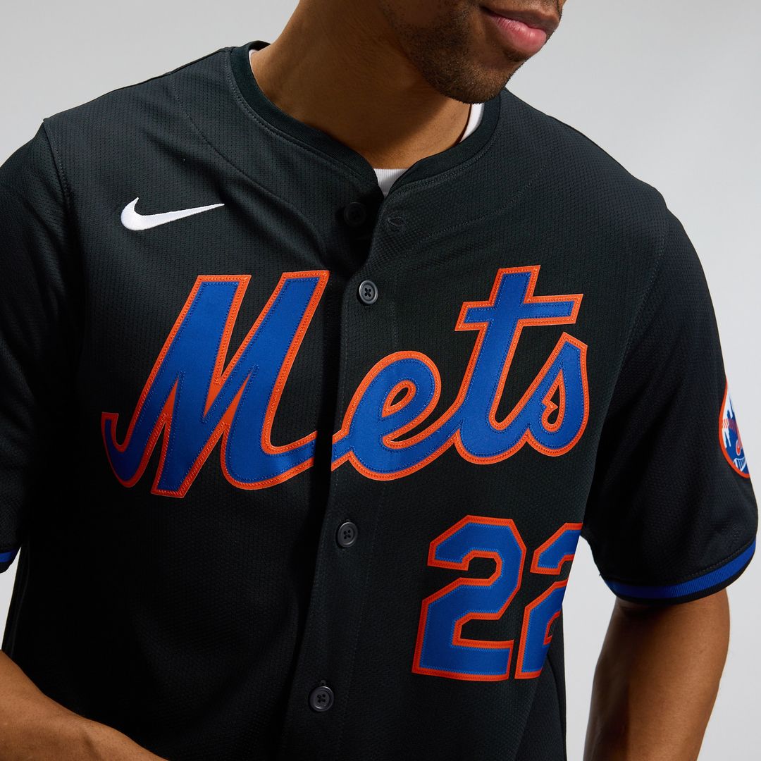 New York Mets Juan Soto Nike Alternate Limited Player Jersey - Black MLB Team Jersey Baseball Fan Apparel