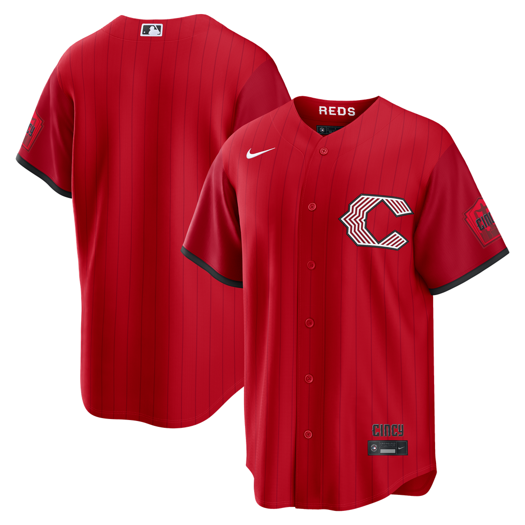 Cincinnati Reds Nike 2026 City Connect Stadium Jersey - Red MLB Team Jersey Baseball Fan Apparel