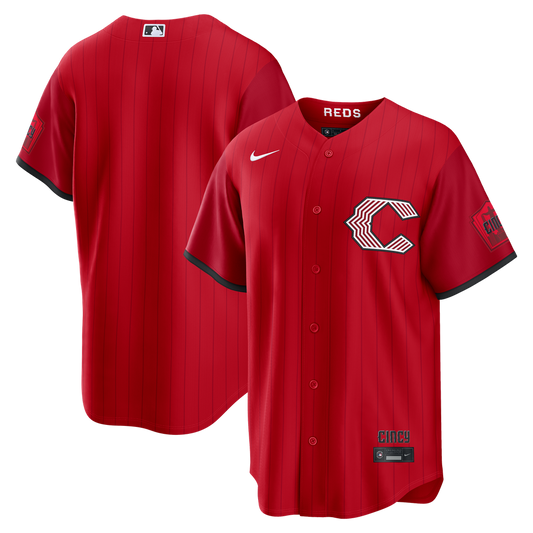 Cincinnati Reds Nike 2026 City Connect Stadium Jersey - Red MLB Team Jersey Baseball Fan Apparel