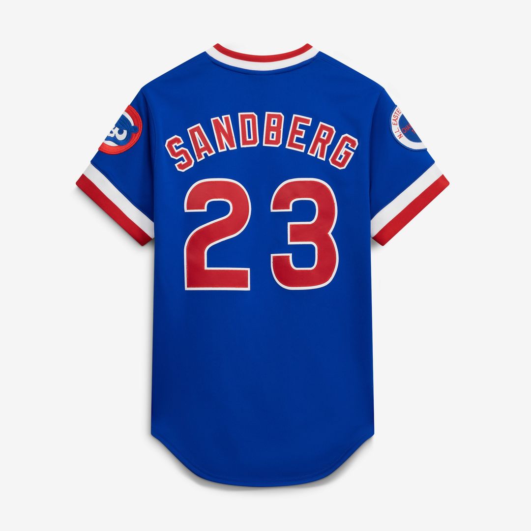 Chicago Cubs Ryne Sandberg 1984 Mitchell & Ness Throwback Authentic Jersey - Royal MLB Team Jersey Baseball Fan Apparel