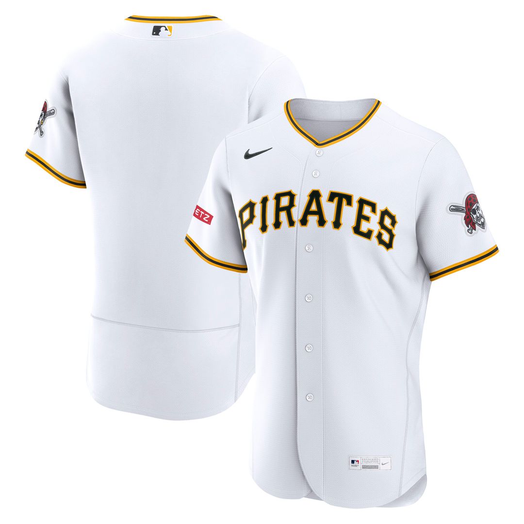 Pittsburgh Pirates Nike Home Authentic Jersey - White MLB Team Jersey Baseball Fan Apparel