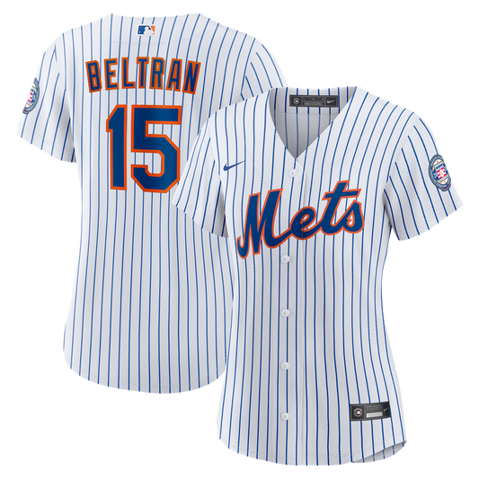 New York Mets Carlos Beltran Nike Women's 2026 Baseball Hall of Fame Retired Player Replica Jersey - White MLB Team Jersey Baseball Fan Apparel