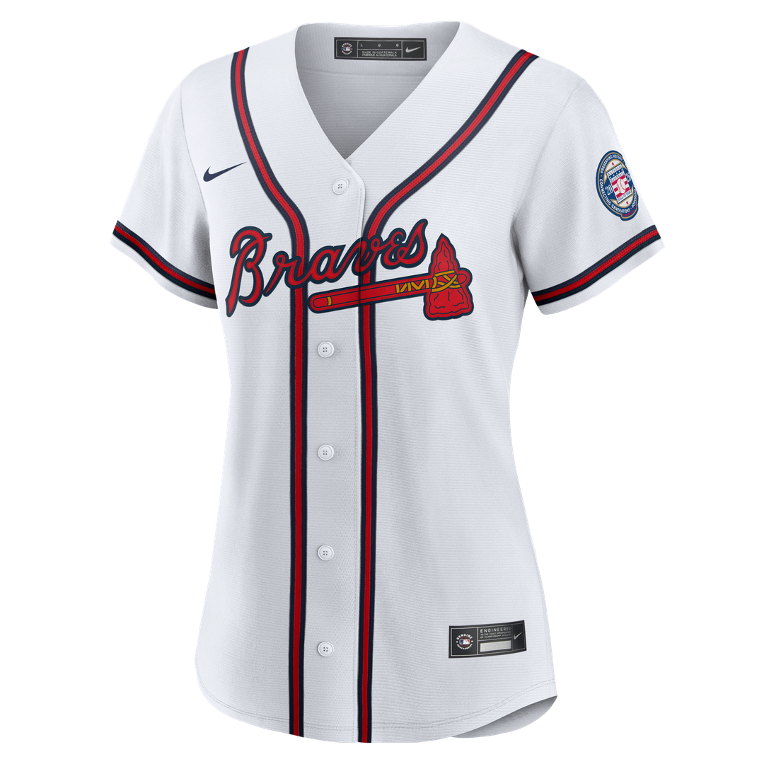 Atlanta Braves Andruw Jones Nike Women's 2026 Baseball Hall of Fame Retired Player Replica Jersey - White MLB Team Jersey Baseball Fan Apparel