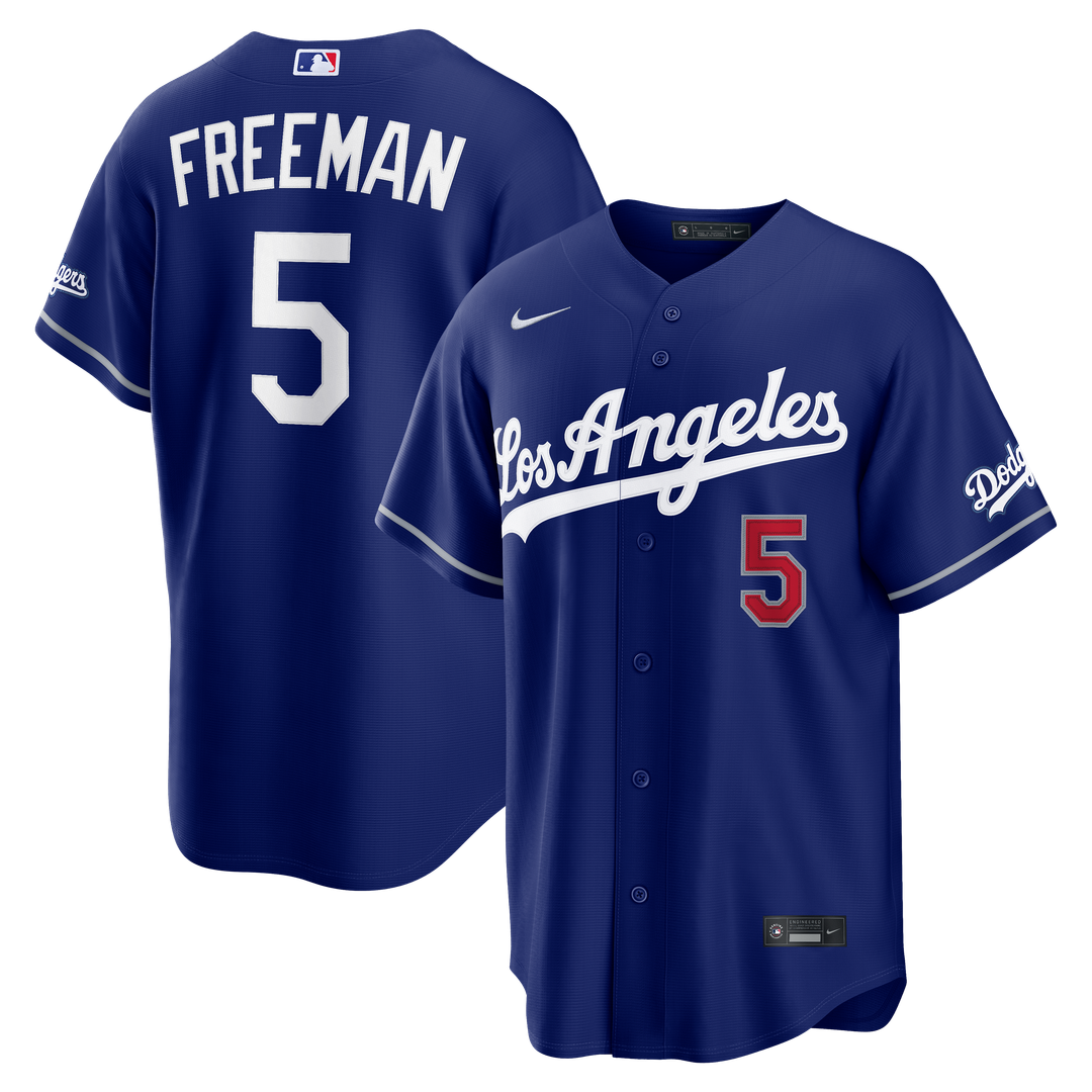 Los Angeles Dodgers Freddie Freeman Nike Home Stadium Jersey - White MLB Team Jersey Baseball Fan Apparel