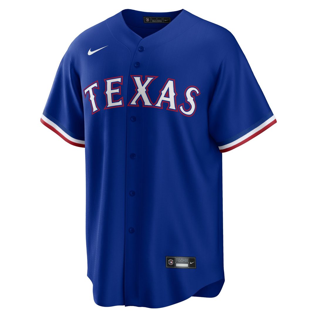 Texas Rangers Corey Seager Nike Alternate 2 Replica Jersey - Royal MLB Team Jersey Baseball Fan Apparel
