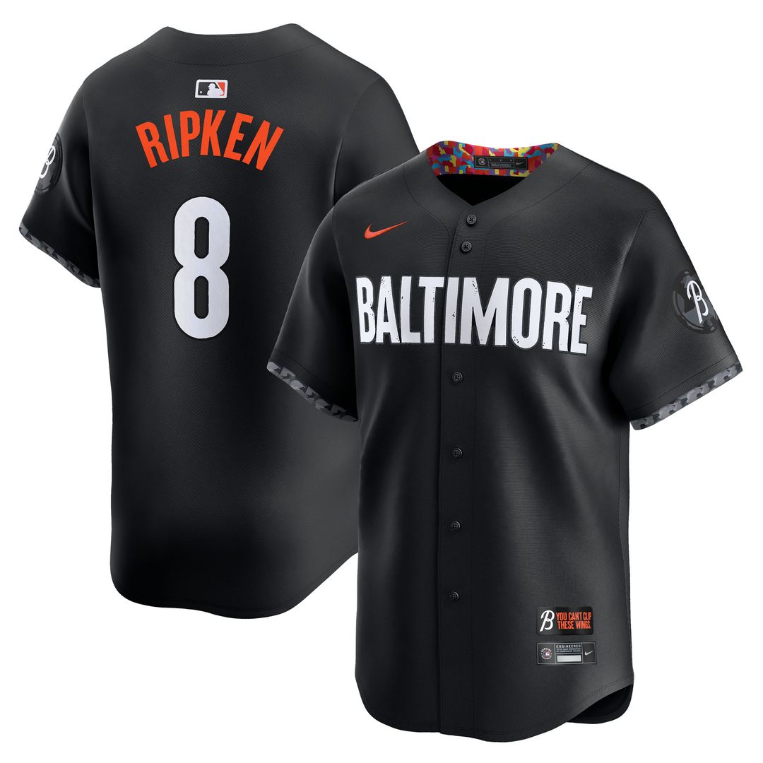 Baltimore Orioles Cal Ripken Jr. Nike City Connect Limited Jersey - Black MLB Team Jersey Baseball Fan Apparel
