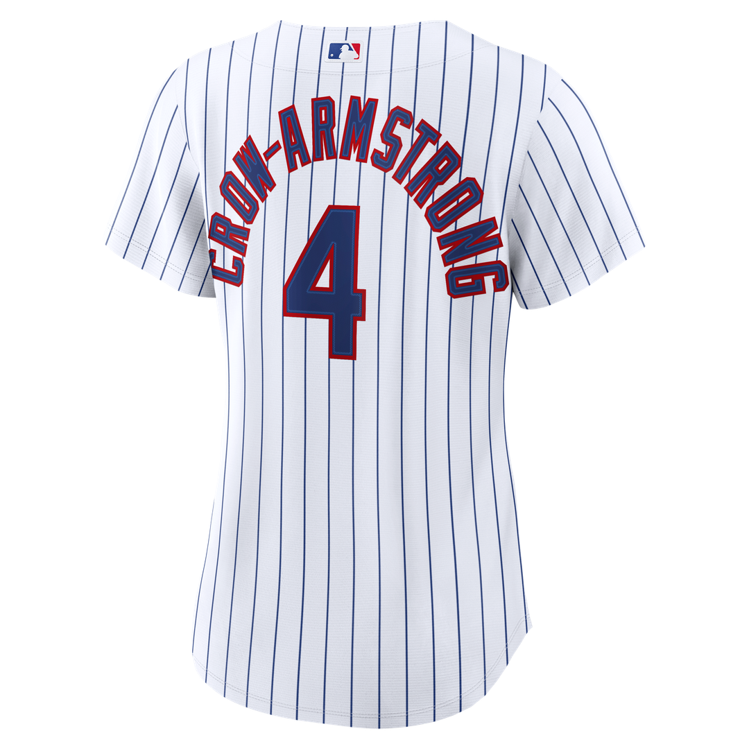 Chicago Cubs Pete Crow - Armstrong Nike Women's Home Replica Jersey - White MLB Team Jersey Baseball Fan Apparel