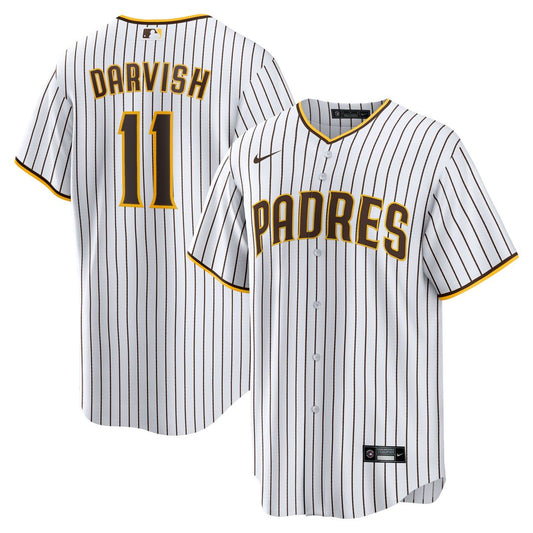 San Diego Padres Yu Darvish Nike Home Replica Player Jersey - White MLB Team Jersey Baseball Fan Apparel