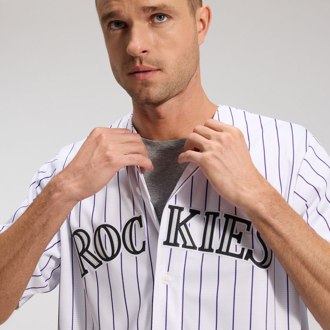 Colorado Rockies Nike Home Replica Team Jersey - White MLB Team Jersey Baseball Fan Apparel