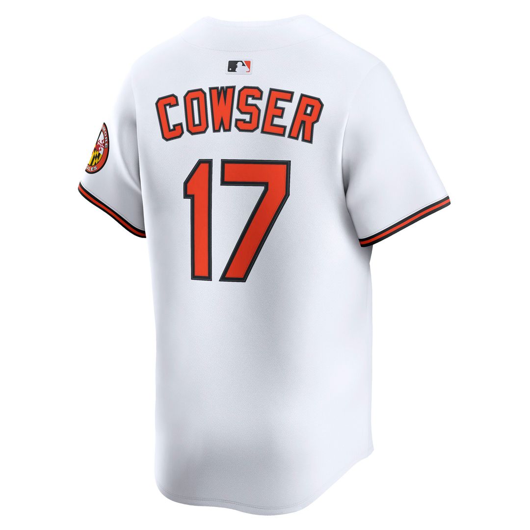 Baltimore Orioles Colton Cowser Nike Home Limited Player Jersey - White MLB Team Jersey Baseball Fan Apparel