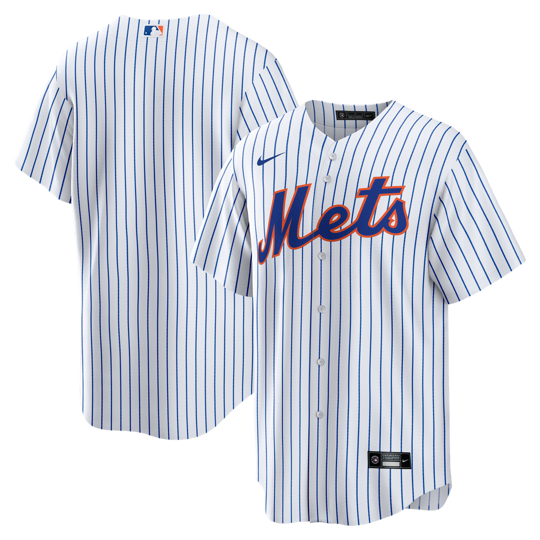 New York Mets Nike Home Big & Tall Replica Jersey - White MLB Team Jersey Baseball Fan Apparel