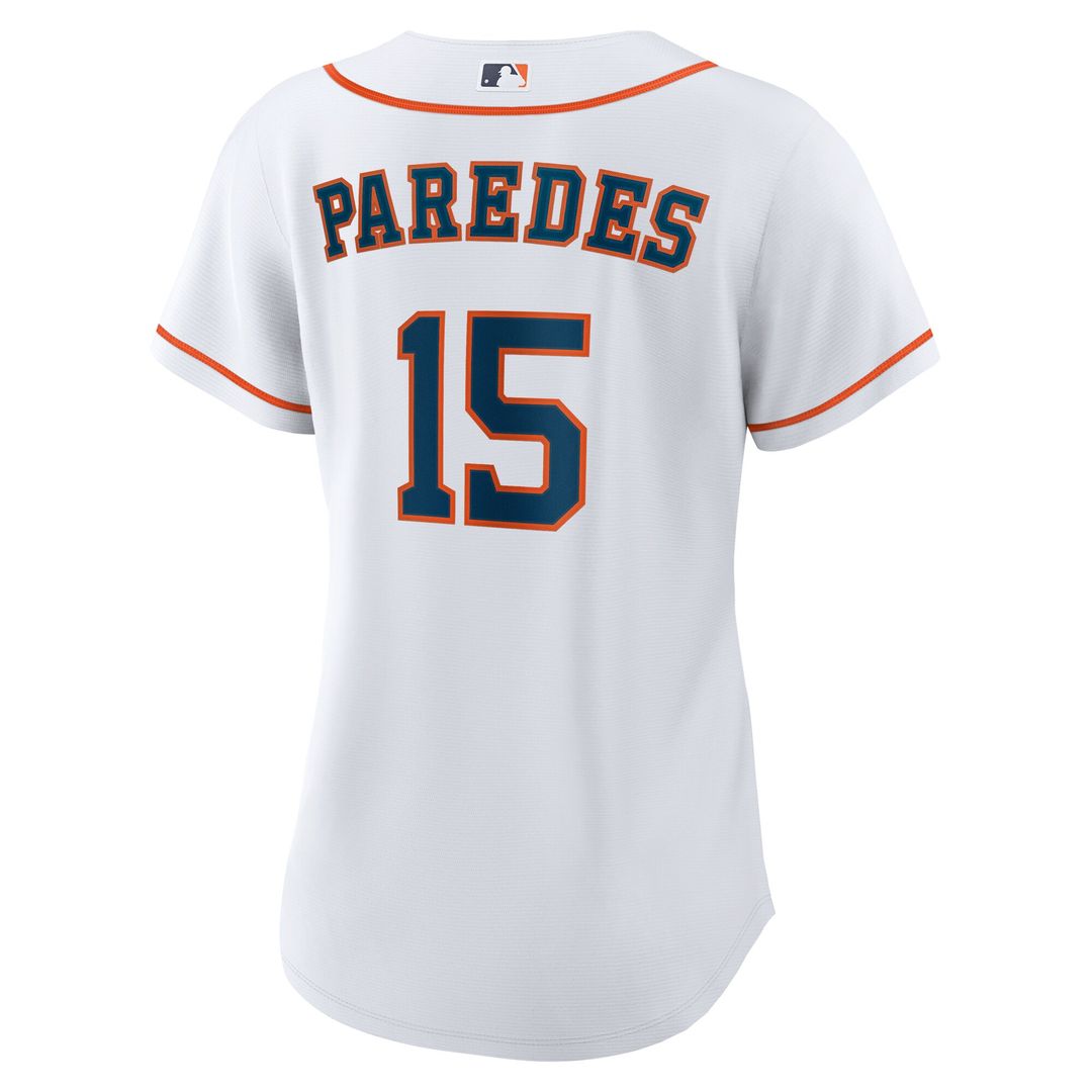 Houston Astros Isaac Paredes Nike Women's Home Replica Jersey - White MLB Team Jersey Baseball Fan Apparel